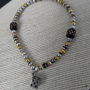 Lucky dice bracelet